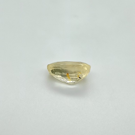 Yellow Sapphire (Pukhraj) 6.44 Ct Good quality Yellow Sapphire (Pukhraj) 6.44 Ct Good quality